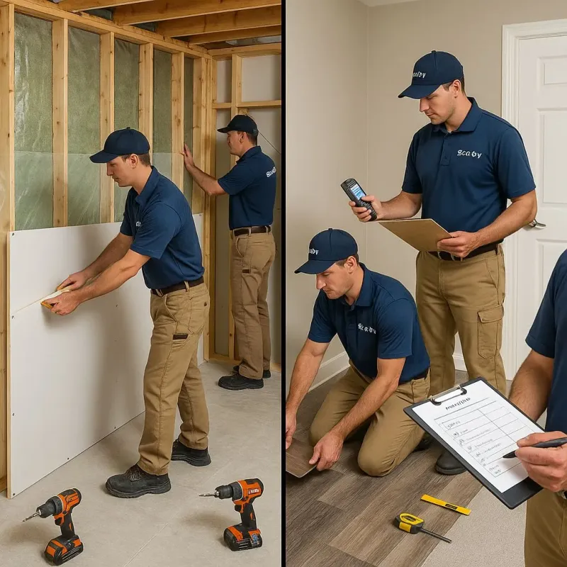 Repairs and Reconstruction process in Drumright, OK
